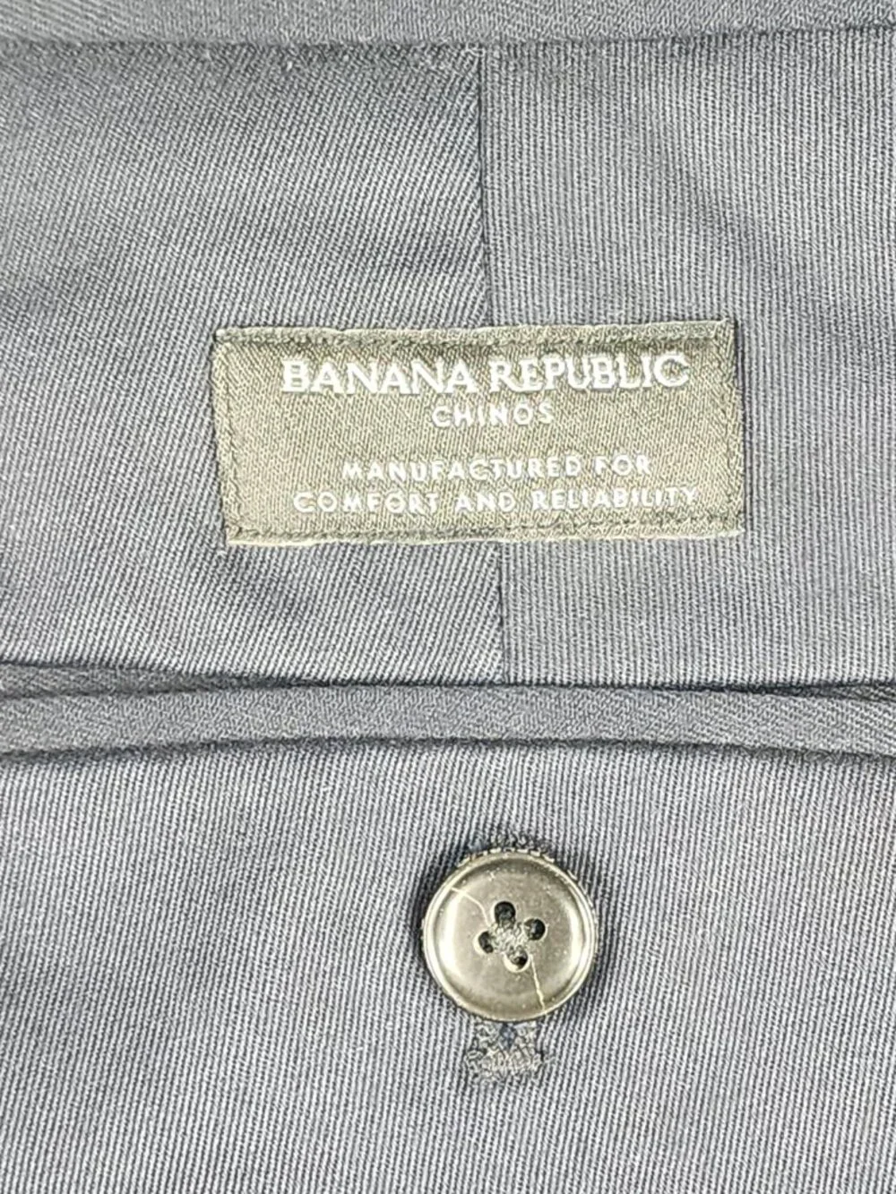 Banana Republic Mens 30x32 Navy Blue Aiden Chino Performance Comfort Pants EX
